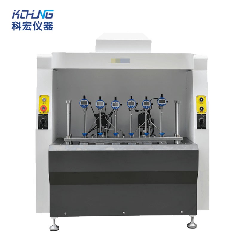 KH-1008B 電腦式熱變形、維卡軟化點溫度測定儀【6工位】